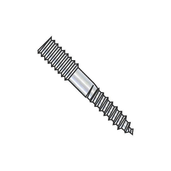 Usa Industrials Hanger Bolt, Zinc Plated Steel, 3/8-16 x 5 in. BULK-BOLT-2511 - main